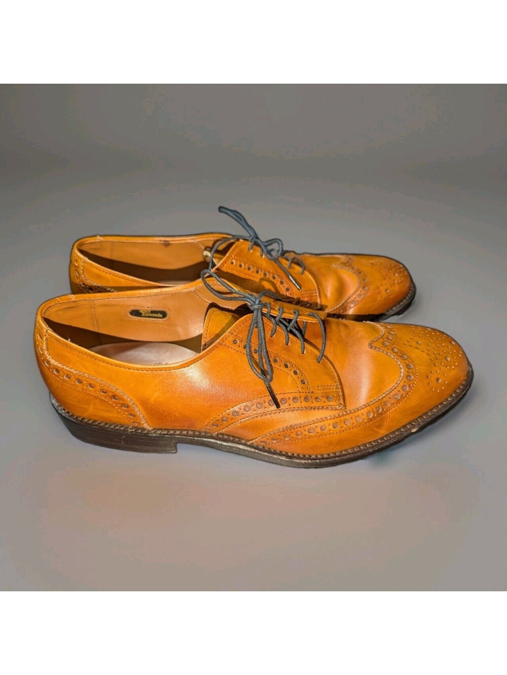 Allen Edmonds Ashland Dress Shoes Wingtip Brown Size 9 Leather